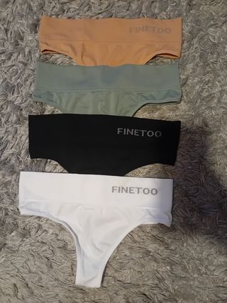 4 tangas Finetto - Ropa interior