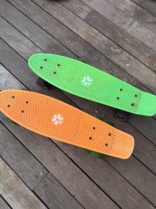 2 Skateboards - Colores Naranja y Verde