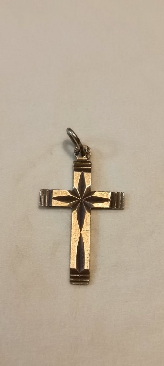 Cruz colgante plata 925