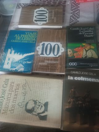 Lote 3 libros camilo José cela