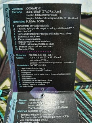 Bandolera funda portátil 15" acolchada Dakine