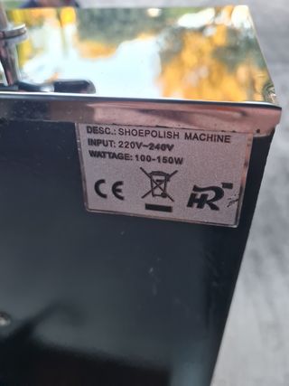 Pulidor zapatos eléctrico