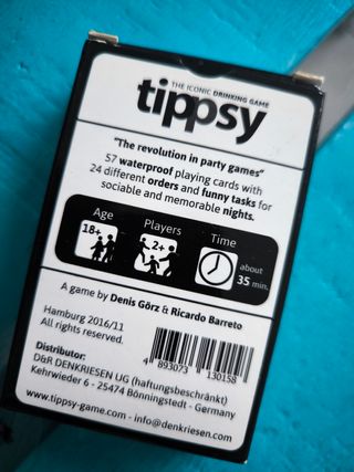 Tipsy: Juego de beber - 100% plástico