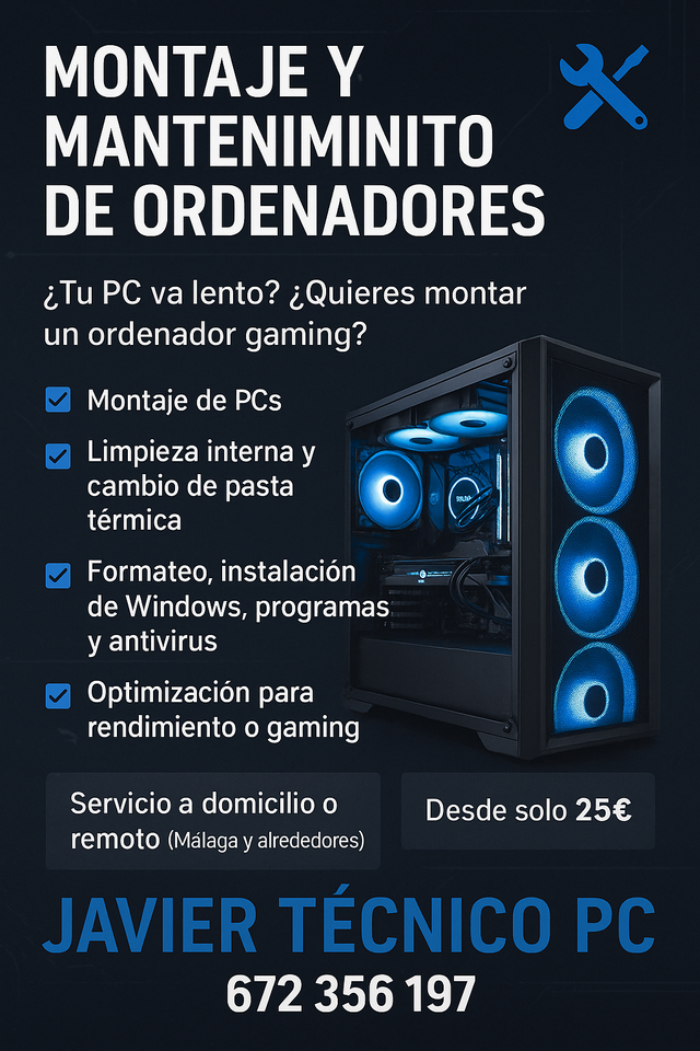 Mantenimiento y Montaje de ordenadores