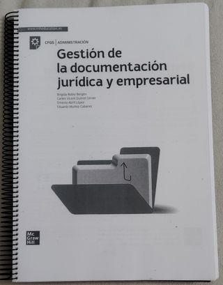 Vendo libro . Gestión de la documentación jurídica