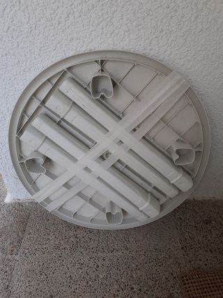 Mesa terraza blanca - plástico
