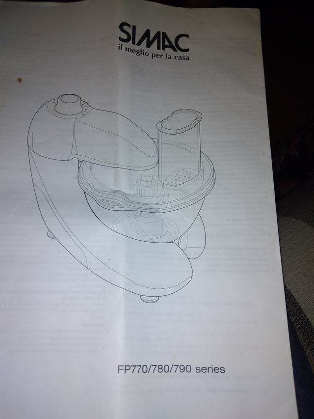 Robot da Cucina Simac Bravosìmac 4 Lame
