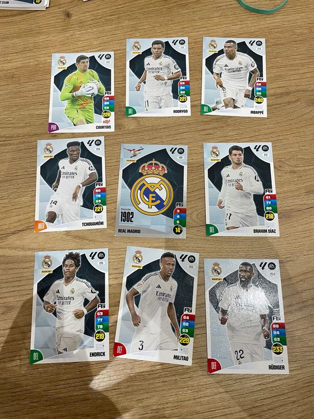 Cromos Real Madrid - 8 unidades