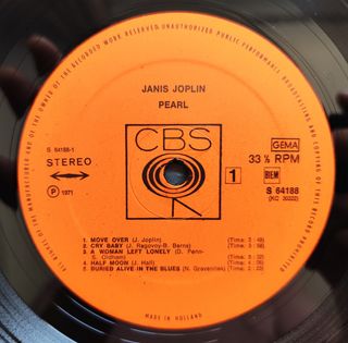 LP 1971 🇳🇱 JANIS JOPLIN - PEARL