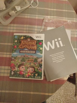 Consola Nintendo Wii blanca, modelo RVL-001 