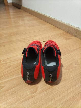 Zapatillas ciclismo rojas talla 39