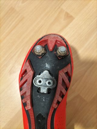 Zapatillas ciclismo rojas talla 39