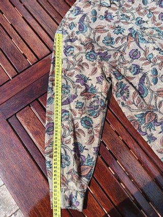 Camisa algodón flores - manga Larga