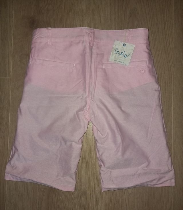 Pantalón corto reversibles verde-rosa