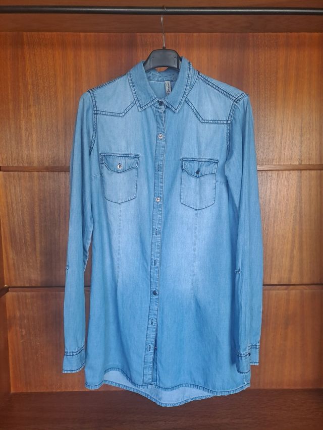 Camisa Jeans Azul - Tam. M