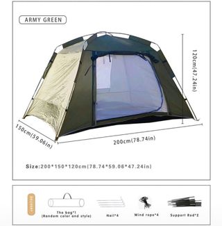 Tienda campaña camping