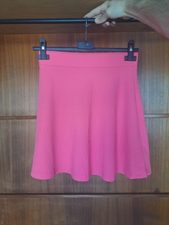 Saia rosa tamanho P (S/36/8)