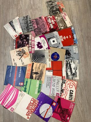 40 dischi vinili 45 giri anni '60 canti popolari,