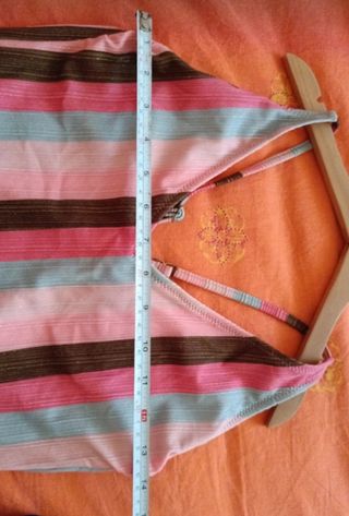 Costume mare intero righe multicolor donna