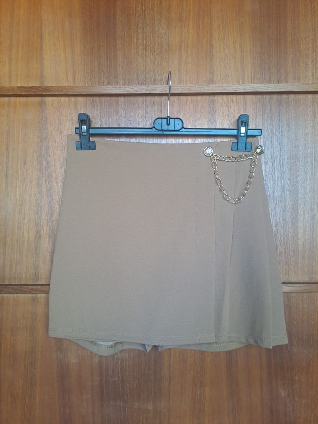 Calção bege tamanho M