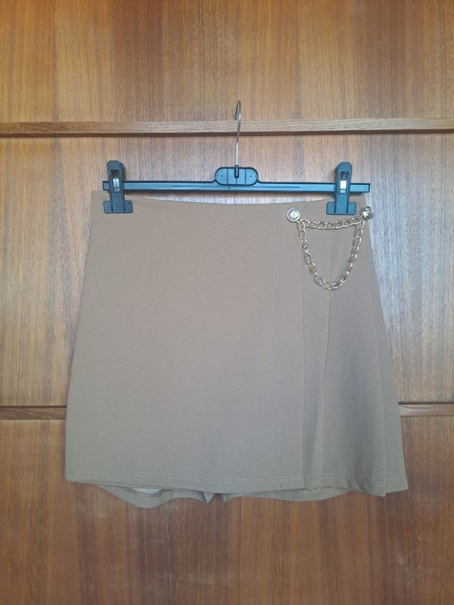 Calção bege tamanho M