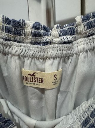 Mono Hollister rayas azul blanco 