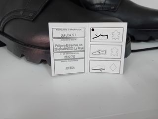 Botas JEFEDA militares negras