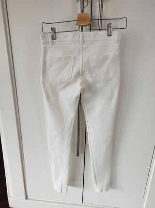 Leggins Zara blancos talla S