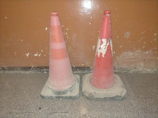 Vallas obra plástico - 3 uds