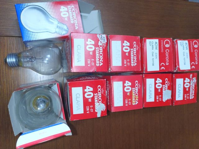 ❤️10 Bombillas 40 w.Para incubadora  8€