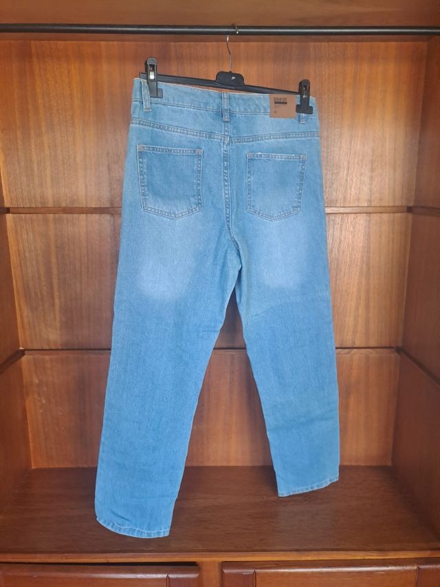 Calças de ganga M c/ rasgões