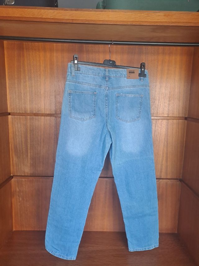 Calças de ganga M c/ rasgões