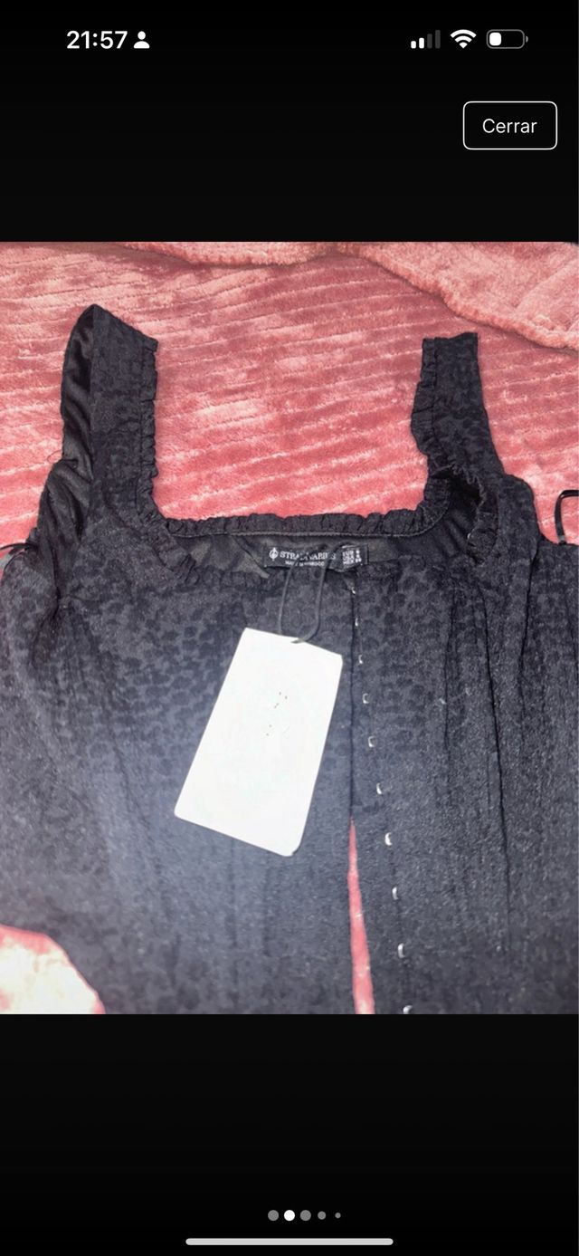 Top negro Stradivarius