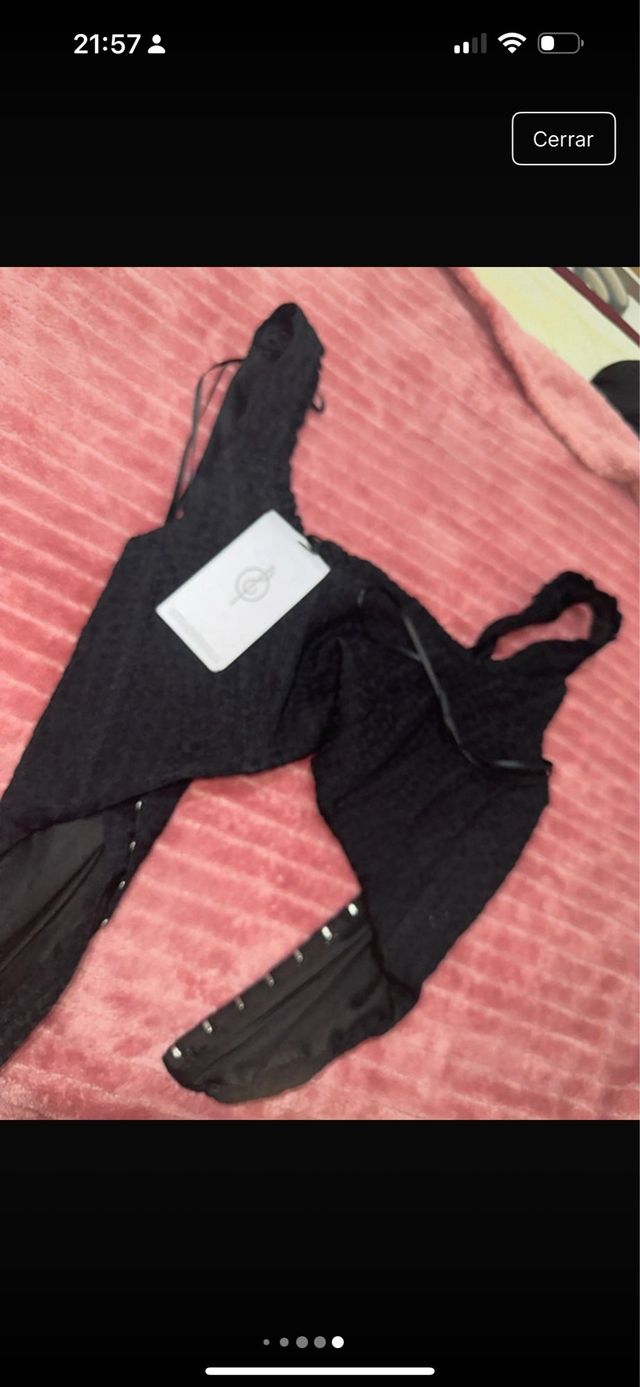 Top negro Stradivarius