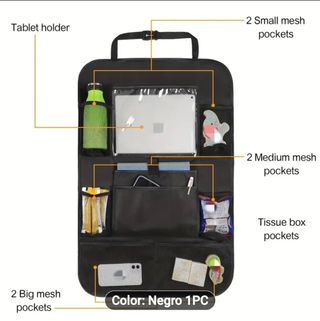 Organizador coche - Negro