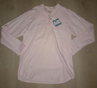 Camisa de niño de manga larga rosa