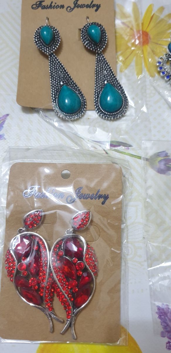 Orecchini pendenti - 6 paia