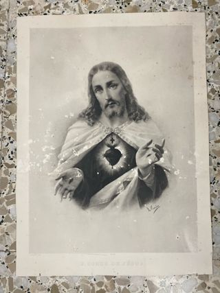 Lámina Sagrado Corazón Jesús