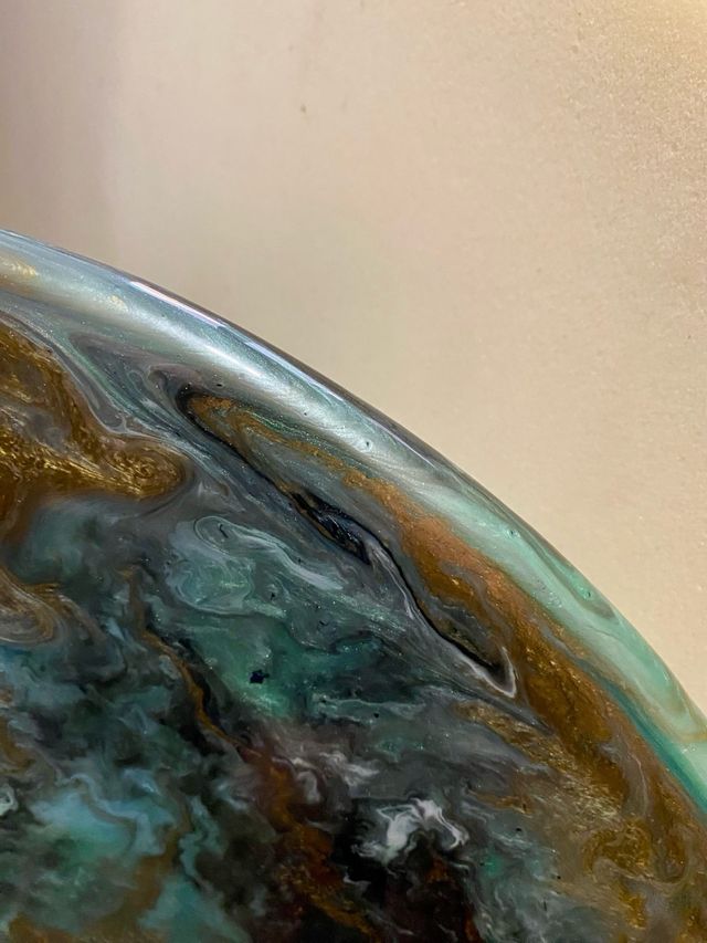 Mesa redonda de madera | Estilo moderno