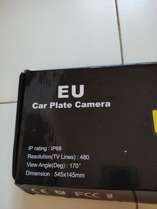 Câmara Matrícula Carro EU