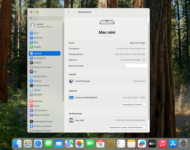 Apple Mac Mini Late 2012 Apple aggiornato