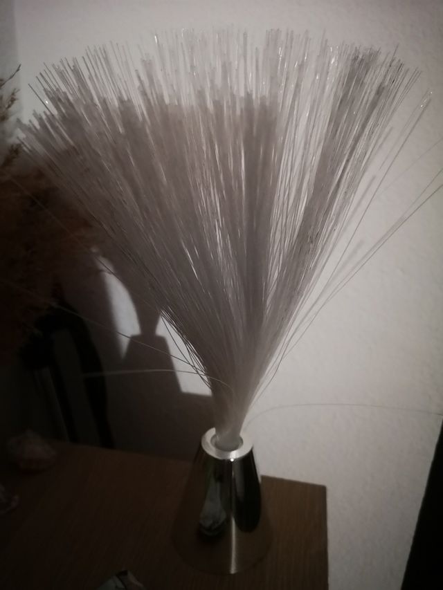 Lámpara fibra óptica Relaxdays