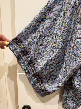 Kimono corto azul