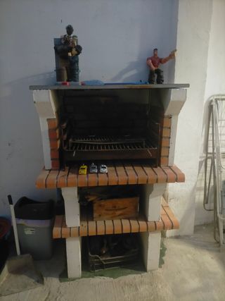 Barbacoa exterior de obra