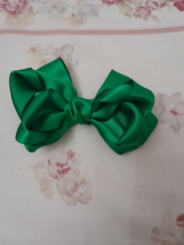 Fiocco Capelli Verde - Raso