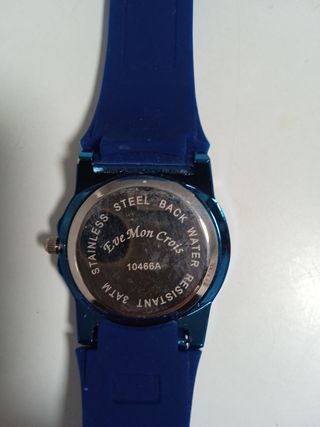 Reloj deportivo azul