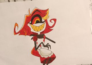 Dibujo Niffty Hazbin Hotel