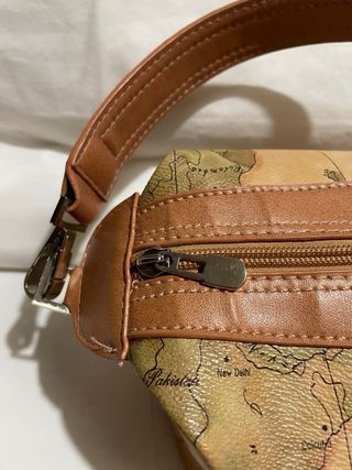 Borsetta marrone vintage mappa
