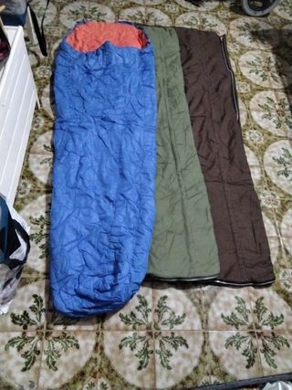 3 Sacos dormir usados