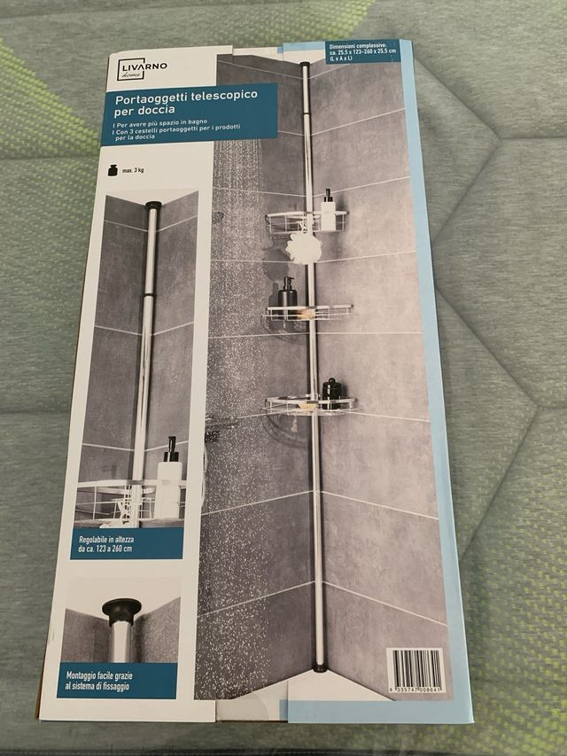 Estantería ducha telescópica Livarno. NUEVA.